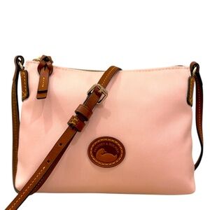 Dooney & Bourke Pink Crossbody Pouchette Bag
